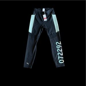 NWT Selena Gomez X Puma Blue and Black
Sports Leggings
